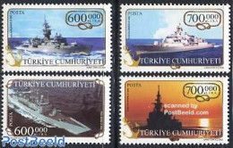 Türkiye 2003 Ships 4v, Mint NH, Transport - Ships And Boats - Autres & Non Classés