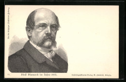 AK Bismarck Im Jahre 1865  - Personajes Históricos