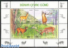 Türkiye 2003 Deers 4v M/s, Mint NH, Nature - Animals (others & Mixed) - Deer - Andere & Zonder Classificatie