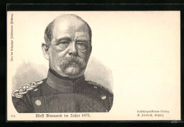 AK Fürst Bismarck In Seiner Uniform Im Jahre 1875  - Historical Famous People