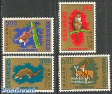 Taiwan 1971 Animals 4v, Mint NH, Nature - Animals (others & Mixed) - Deer - Monkeys - Sonstige & Ohne Zuordnung