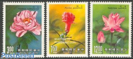 Taiwan 1988 Flowers 3v, Mint NH, Nature - Flowers & Plants - Sonstige & Ohne Zuordnung