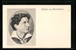 AK Portrait Von Schiller Als Karlsschüler  - Schrijvers