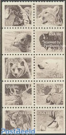 United States Of America 1981 Animals 10v [++++] (booklet Pane), Mint NH, Nature - Animals (others & Mixed) - Bears - .. - Neufs