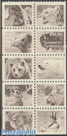 United States Of America 1981 Animals 10v [++++] (booklet Pane), Mint NH, Nature - Animals (others & Mixed) - Bears - .. - Ungebraucht