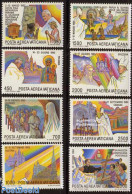 Vatican 1986 Pope World Travels 8v, Mint NH, Religion - Religion - Nuovi