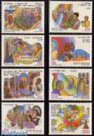 Vatican 1987 Pope World Travels 8v, Mint NH, History - Nature - Religion - Transport - Various - Netherlands & Dutch -.. - Unused Stamps