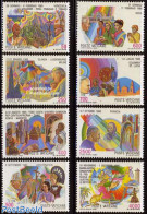 Vatican 1987 Pope World Travels 8v, Mint NH, History - Nature - Religion - Transport - Various - Netherlands & Dutch -.. - Nuovi