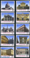 Vatican 1993 Architecture 10v, Mint NH, Art - Architecture - Unused Stamps