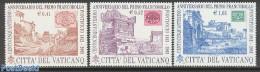 Vatican 2002 150 Years Stamps 3v, Mint NH, Stamps On Stamps - Ungebraucht