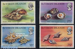 Virgin Islands 1974 Shells 4v, Mint NH, Nature - Shells & Crustaceans - Mundo Aquatico