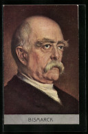 AK Bismarck, Portrait Des Fürsten  - Personnages Historiques