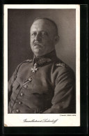 AK Generalleutnant Erich Ludendorff Mit Ernstem Blick  - Historische Persönlichkeiten