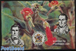 Venezuela 1986 J.M. Vargas S/s, Mint NH, Health - History - Nature - Science - Health - Politicians - Flowers & Plants.. - Chemistry