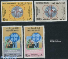 United Arab Emirates 1980 OPEC 4v, Mint NH, Sport - Various - Olympic Games - Export & Trade - Maps - Usines & Industries
