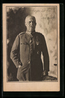AK Erich Ludendorff Mit Uniform Und Eisernem Kreuz  - Personnages Historiques