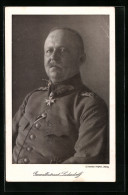 AK Generalleutnant Erich Ludendorff Mit Ernstem Blick  - Personaggi Storici