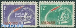 Vietnam 1961 Space Flight 2v, Mint NH, Transport - Space Exploration - Sonstige & Ohne Zuordnung