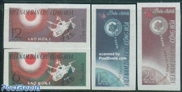 Vietnam 1963 Mars 1 4v Imperforated, Mint NH, Transport - Space Exploration - Andere & Zonder Classificatie