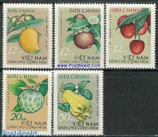Vietnam 1964 Tropical Fruit 5v, Mint NH, Nature - Fruit - Frutta