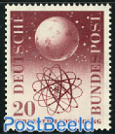 Germany, Federal Republic 1955 Scientific Research 1v, Mint NH, Science - Atom Use & Models - Ongebruikt