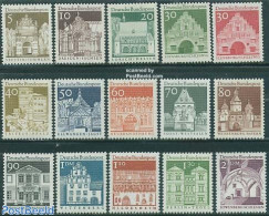 Germany, Federal Republic 1966 Definitives, Architecture 15v, Mint NH, Art - Architecture - Castles & Fortifications - Neufs