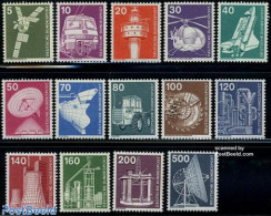 Germany, Federal Republic 1975 Definitives, Technics 14v, Mint NH, Science - Transport - Various - Chemistry & Chemist.. - Unused Stamps