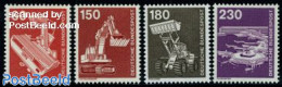 Germany, Federal Republic 1978 Definitives, Technics 4v, Mint NH, Health - Science - Transport - Health - Atom Use & M.. - Unused Stamps