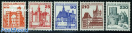 Germany, Federal Republic 1978 Definitives, Castles 5v, Mint NH, Art - Castles & Fortifications - Ongebruikt