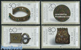 Germany, Federal Republic 1987 Welfare, Art Objects 4v, Mint NH, Art - Art & Antique Objects - Unused Stamps