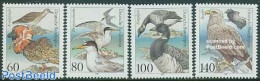 Germany, Federal Republic 1991 Protected Sea Birds 4v, Mint NH, Nature - Birds - Birds Of Prey - Ducks - Unused Stamps