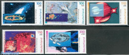 Germany, Federal Republic 1999 Cosmos 5v, Mint NH, Science - Various - Astronomy - Holograms - Ongebruikt
