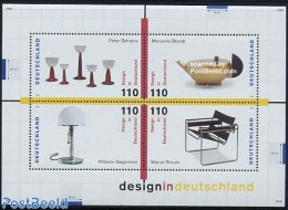Germany, Federal Republic 1998 German Design S/s, Mint NH, Art - Art & Antique Objects - Industrial Design - Unused Stamps