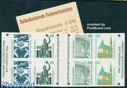 Germany, Federal Republic 1991 Tourism Booklet S-a, Mint NH, Religion - Transport - Churches, Temples, Mosques, Synago.. - Unused Stamps