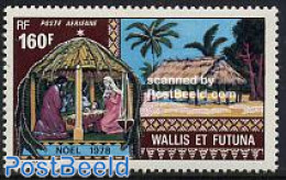 Wallis & Futuna 1978 Christmas 1v, Mint NH, Religion - Christmas - Christmas