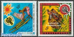 Wallis & Futuna 1979 International Year Of The Child 2v, Mint NH, Nature - Various - Horses - Year Of The Child 1979 - Andere & Zonder Classificatie