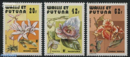 Wallis & Futuna 1979 Flowers 3v, Mint NH, Nature - Flowers & Plants - Other & Unclassified