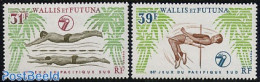 Wallis & Futuna 1979 South Pacific Games 2v, Mint NH, Sport - Athletics - Sport (other And Mixed) - Swimming - Atletica