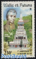 Wallis & Futuna 1987 Poii Basilica 1v, Mint NH, Religion - Churches, Temples, Mosques, Synagogues - Kirchen U. Kathedralen