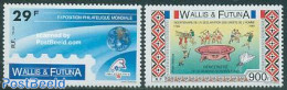 Wallis & Futuna 1989 Philexfrance 2v, Mint NH, Philately - Andere & Zonder Classificatie
