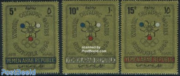 Yemen, Arab Republic 1967 Olympic Winter Games 3v (gold), Mint NH, Sport - Olympic Winter Games - Andere & Zonder Classificatie