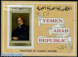 Yemen, Arab Republic 1967 Van Dyck Painting S/s, Mint NH, History - Netherlands & Dutch - Art - Paintings - Aardrijkskunde