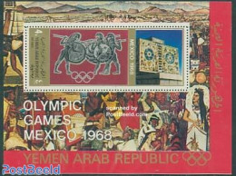 Yemen, Arab Republic 1968 Olympic Games S/s, Mint NH, Sport - Olympic Games - Other & Unclassified