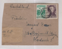 POLAND 1948 JELENIA GORA Cover To Germany - Briefe U. Dokumente