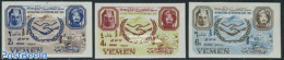 Yemen, Kingdom 1965 Int. Co-operation 3v Imperforated, Mint NH, History - I.l.o. - Autres & Non Classés