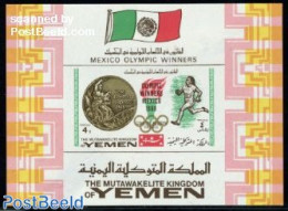 Yemen, Kingdom 1968 Olympic Winners S/s, Mint NH, Sport - Olympic Games - Sport (other And Mixed) - Sonstige & Ohne Zuordnung