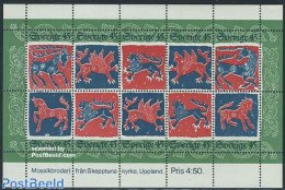 Sweden 1974 Christmas 10v M/s, Mint NH, Nature - Religion - Deer - Christmas - Ungebraucht