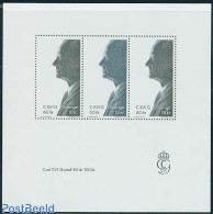 Sweden 2006 60 Years King Carl XVI Gustaf S/s, Mint NH, History - Kings & Queens (Royalty) - Unused Stamps