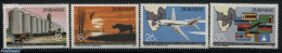 Zimbabwe 1986 Development 4v, Mint NH, History - Nature - Transport - Various - Flags - Animals (others & Mixed) - Bir.. - Aerei