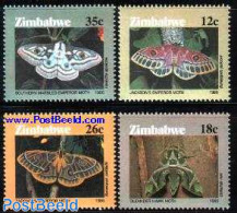 Zimbabwe 1986 Butterflies 4v, Mint NH, Nature - Butterflies - Zimbabwe (1980-...)